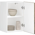 Une silhouette equilibree pour ce buffet avec portes, avec etageres, teinte gris