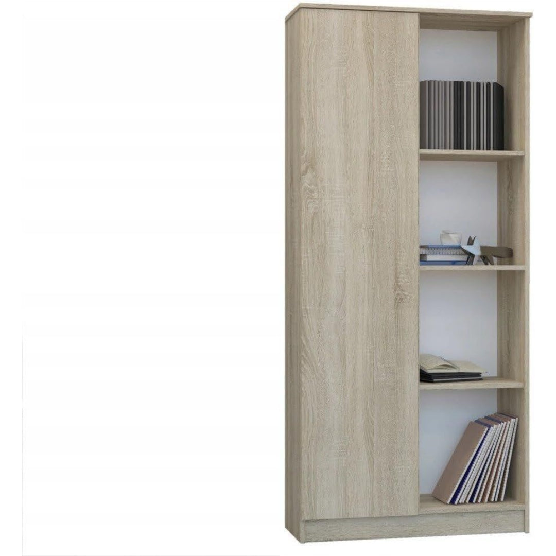 Le charme du rangement avec ce bibliotheque avec portes, avec etageres, coloris non determine