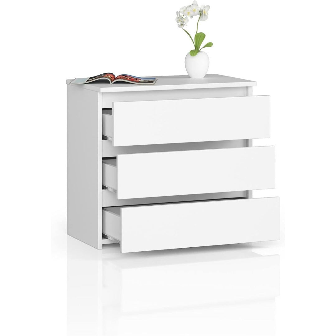 Un espace mieux organise grace a ce buffet avec portes, finition anthracite