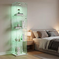 Une touche de caractere, armoire avec portes, a l'aspect bois dans un ton bois naturel et vert