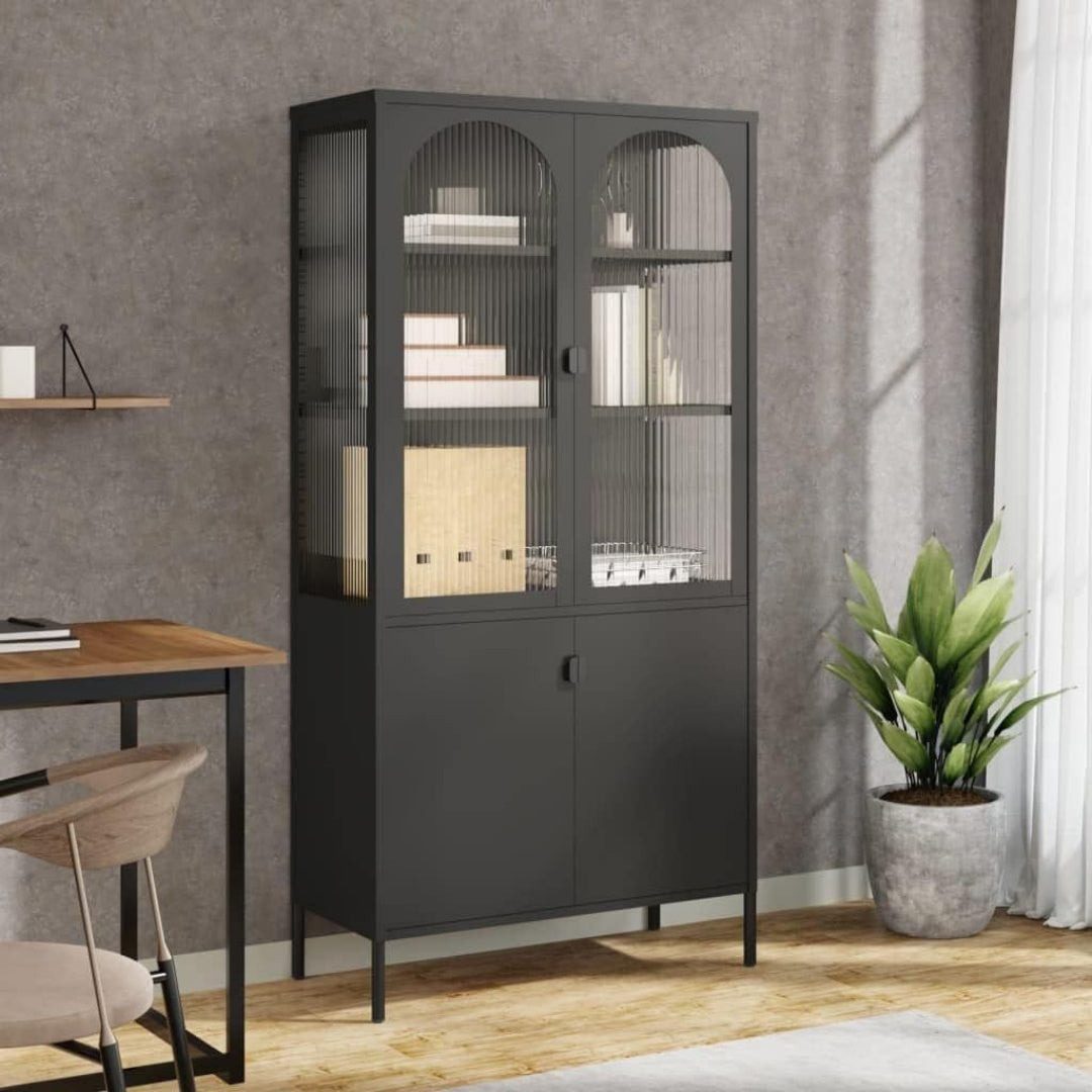 Une silhouette equilibree pour ce buffet avec tiroirs, avec portes, teinte blanc