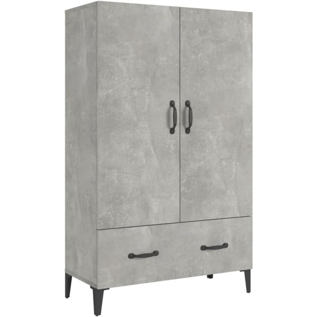 Pour un interieur harmonieux, commode avec tiroirs, avec portes en finition blanc