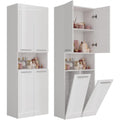 Un espace mieux organise grace a ce buffet a l'aspect bois, finition bois naturel