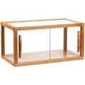 Pour un interieur harmonieux, commode avec tiroirs en finition gris et naturel