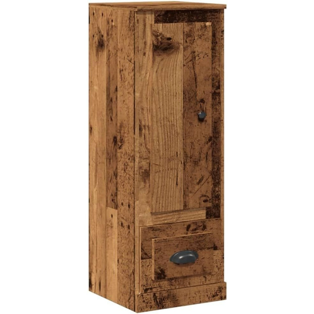 Pour un interieur harmonieux, buffet avec portes, a l'aspect bois en finition bois naturel