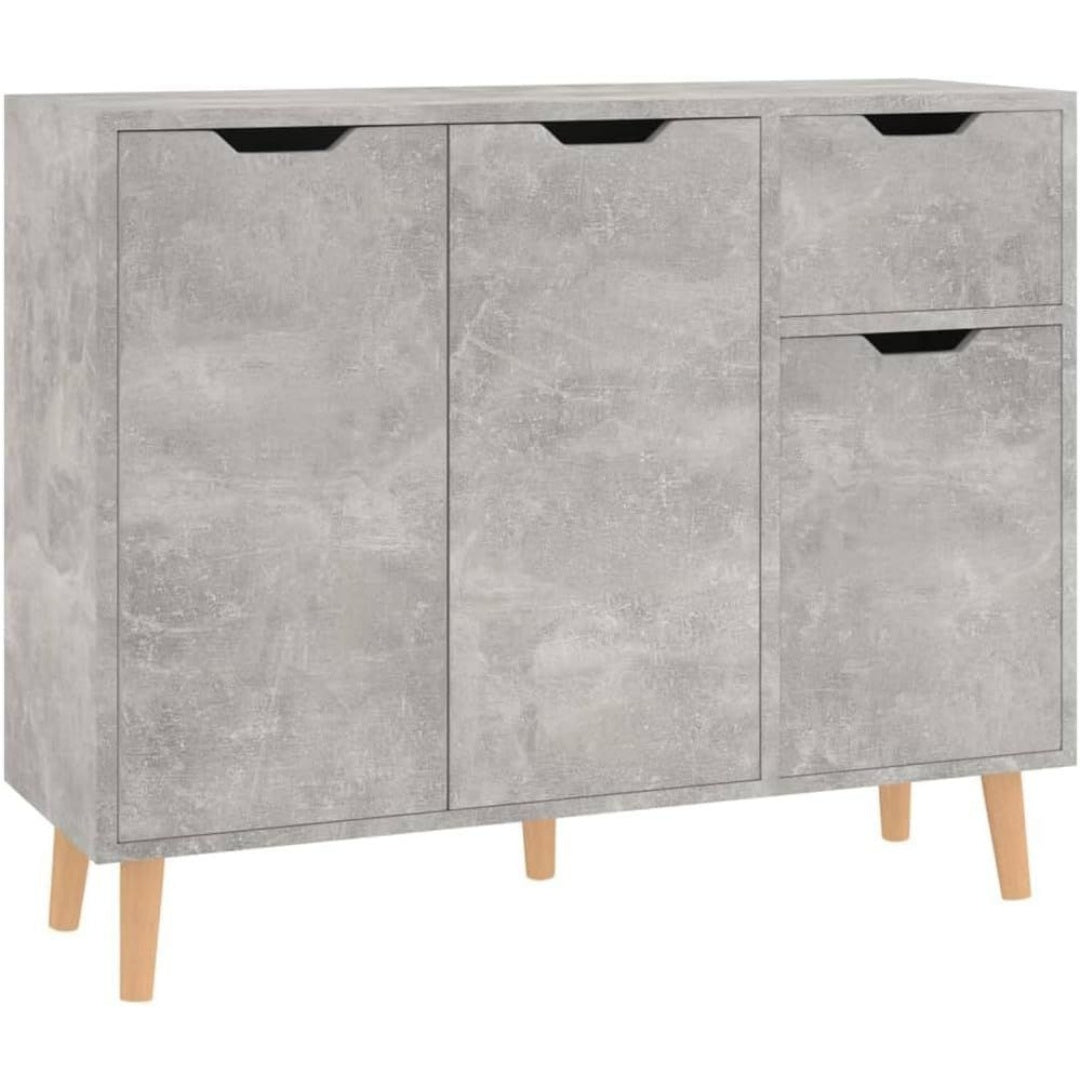 Le charme du rangement avec ce bibliotheque avec portes, avec etageres, coloris blanc